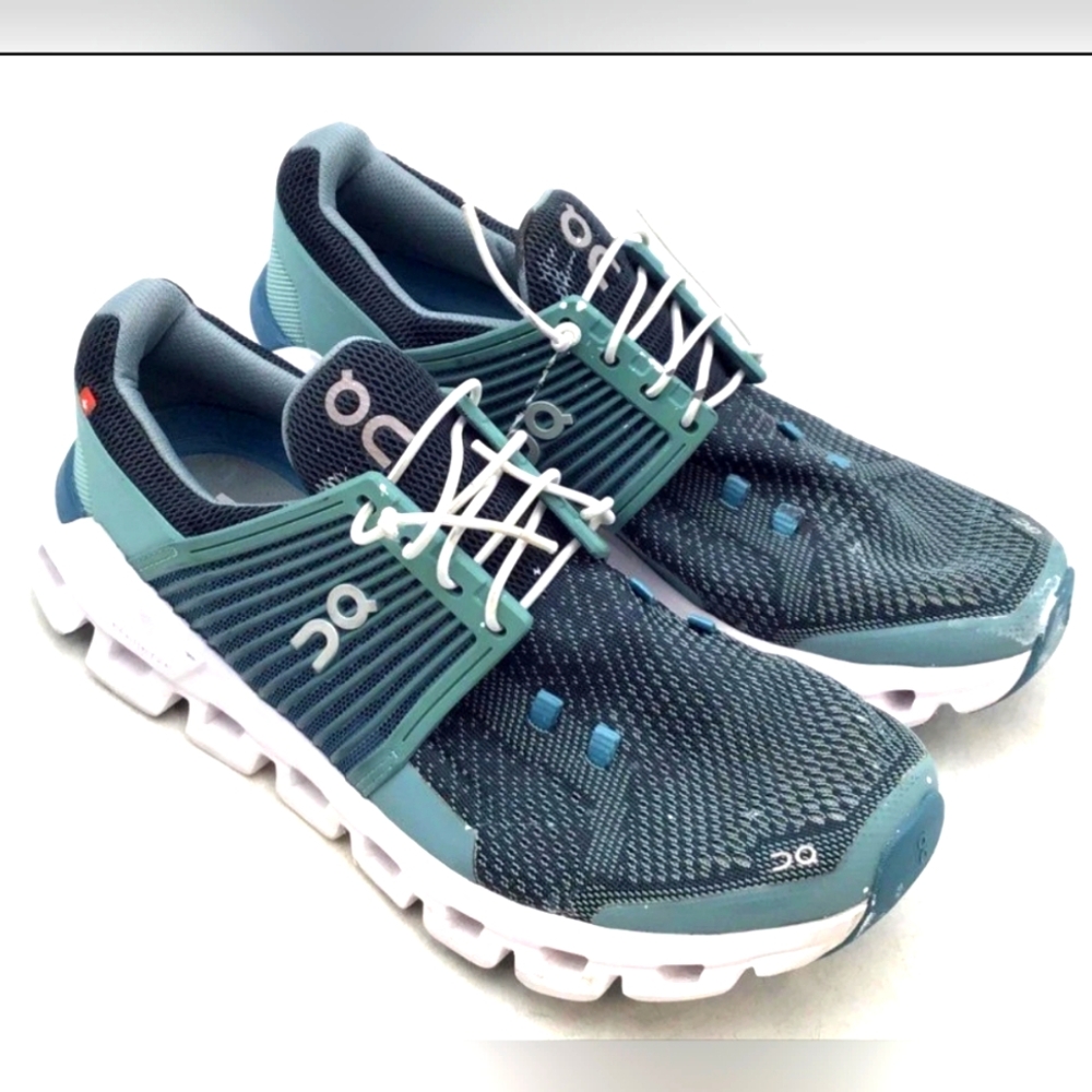On Cloud Running Cloudswift Blue Green Running Athletic Sneakers Women 8.5